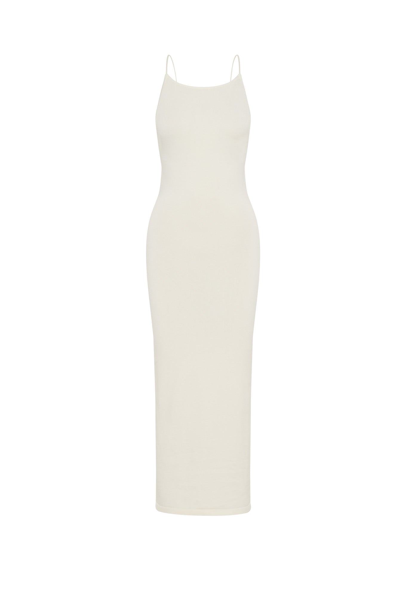 Kelly Cross Back Square Neck Dress - White