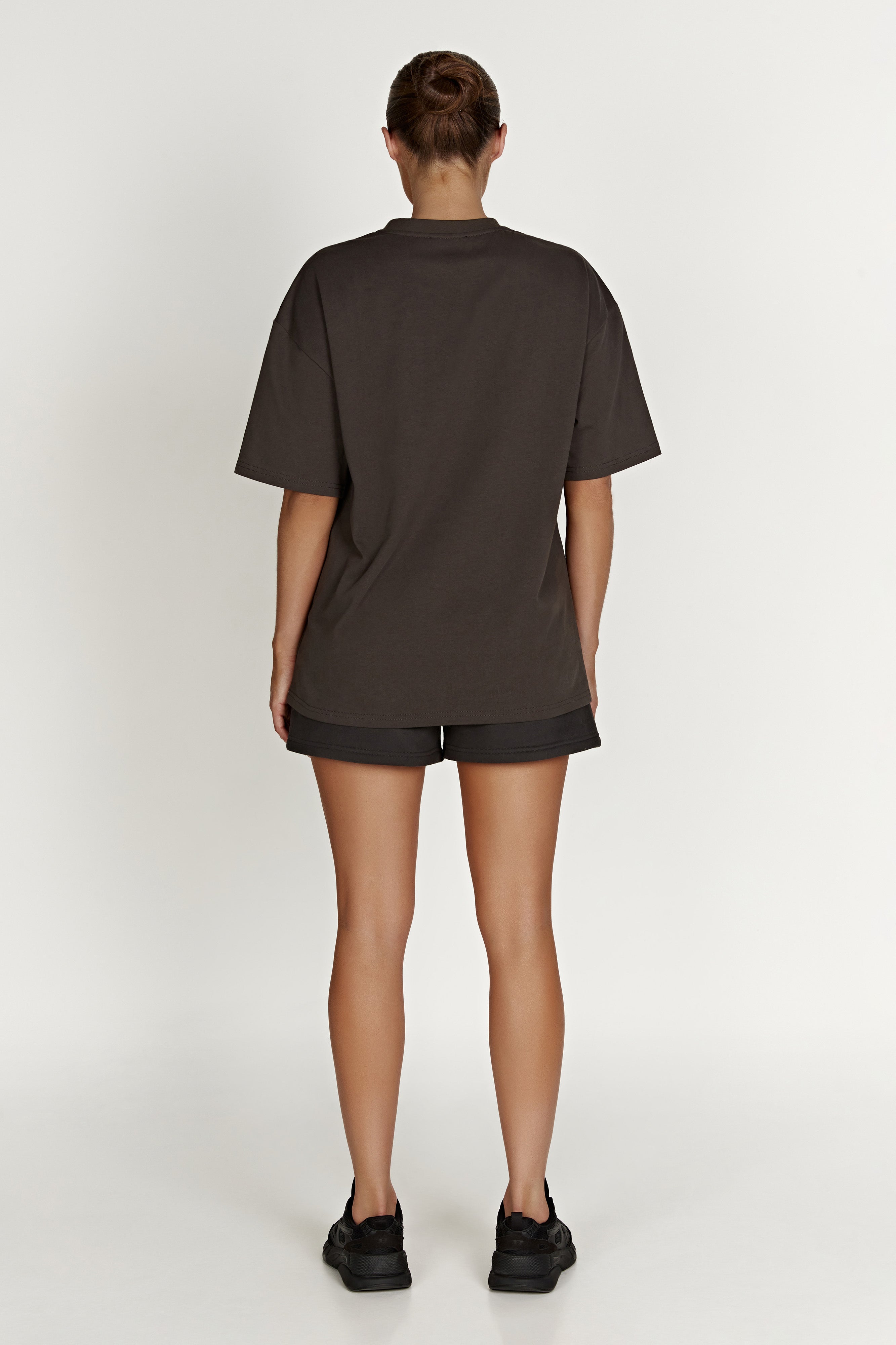 Jaimie Oversized Unisex Tee - Dusk Black