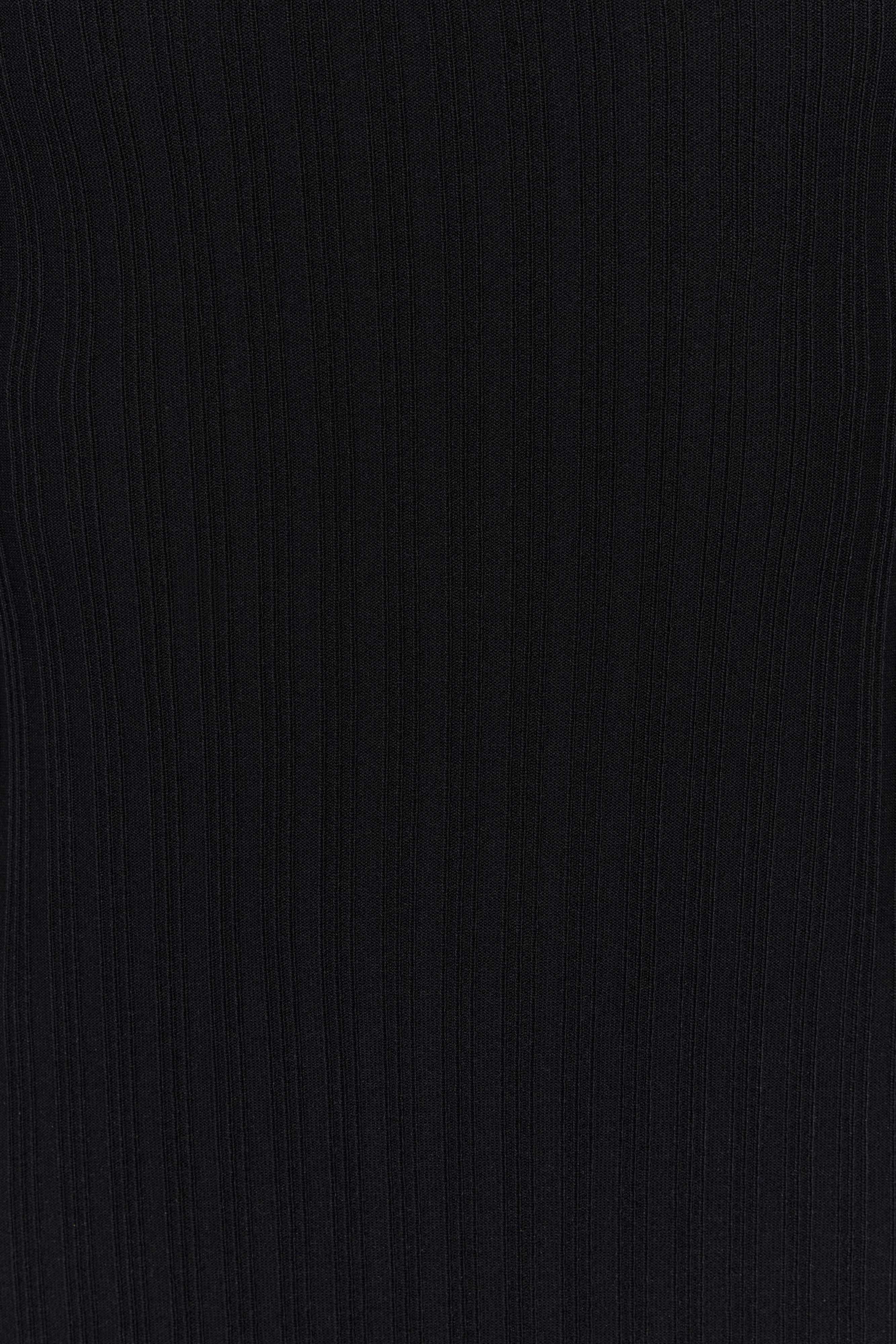 Imani Strapless Knit Maxi Dress - Black