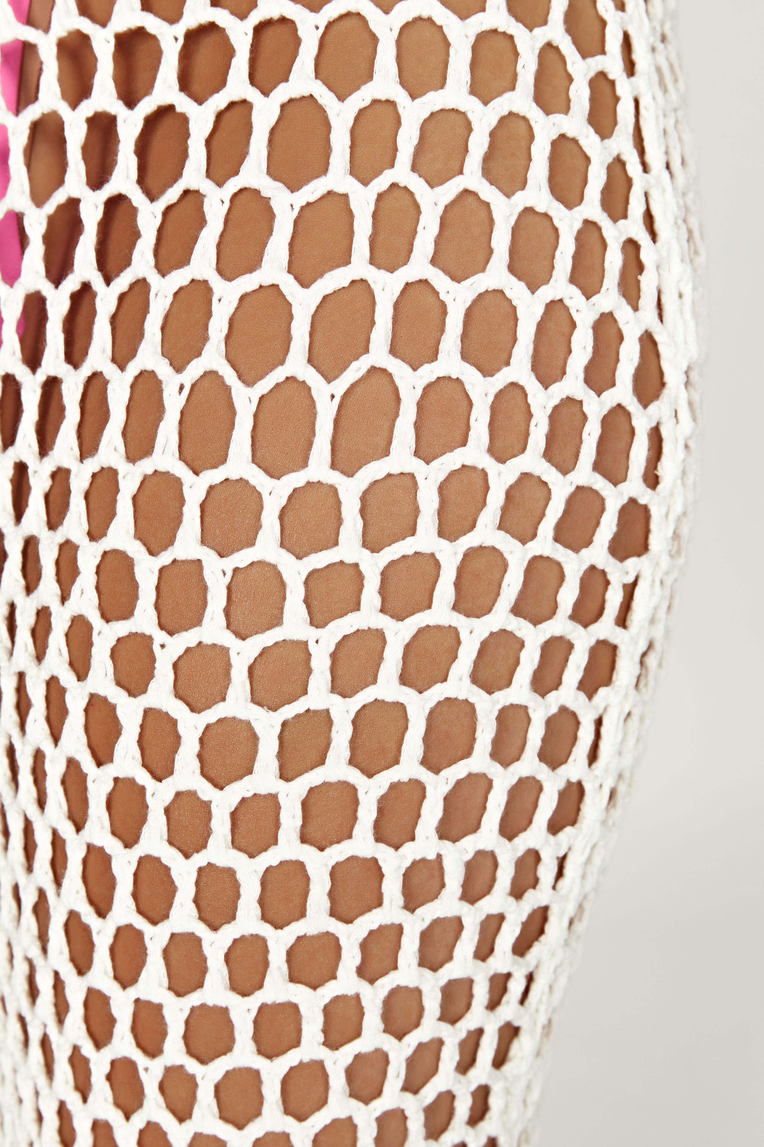 Bodhi Crochet Maxi Dress - White