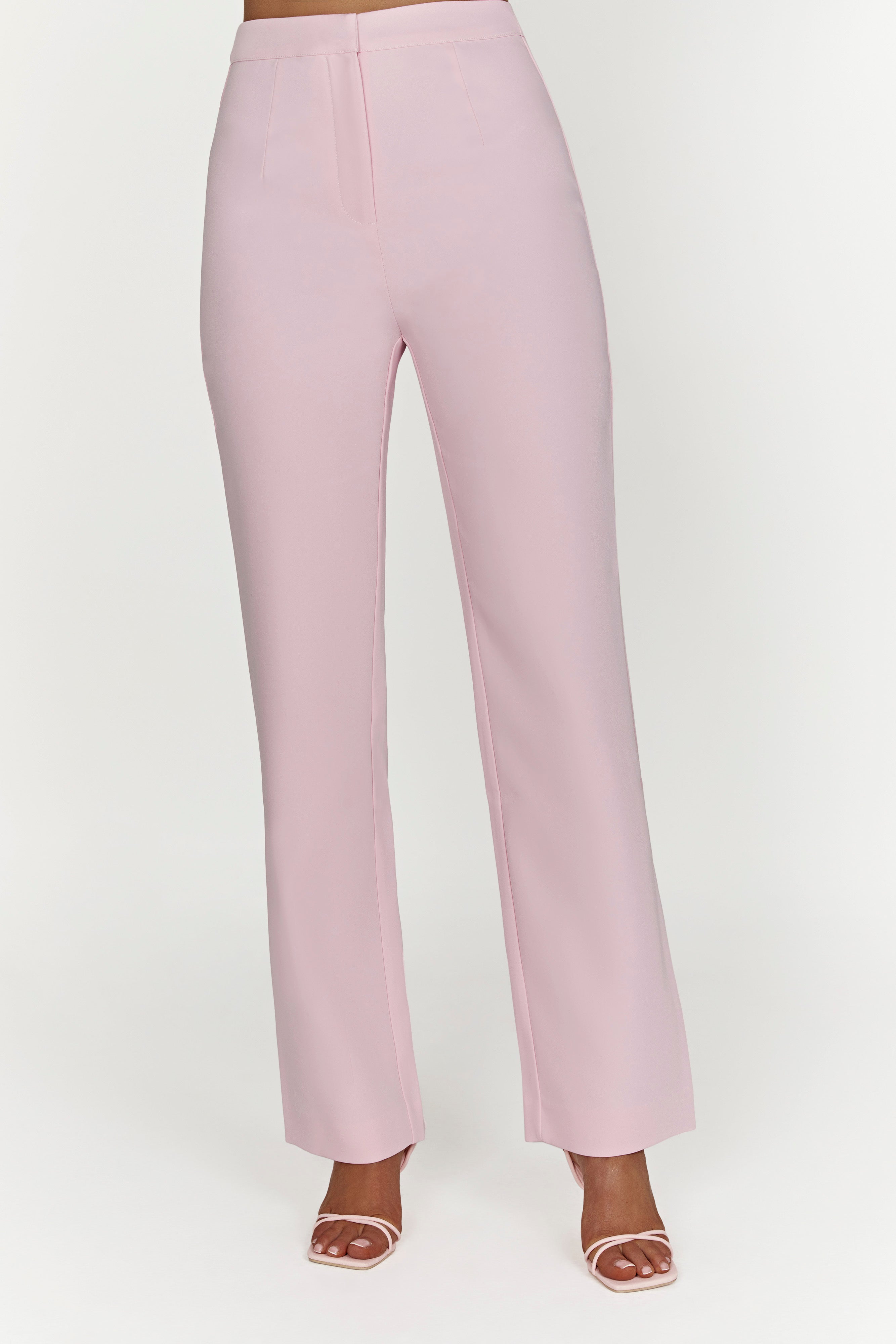 Allanah Straight Leg Pant - Blush Pink