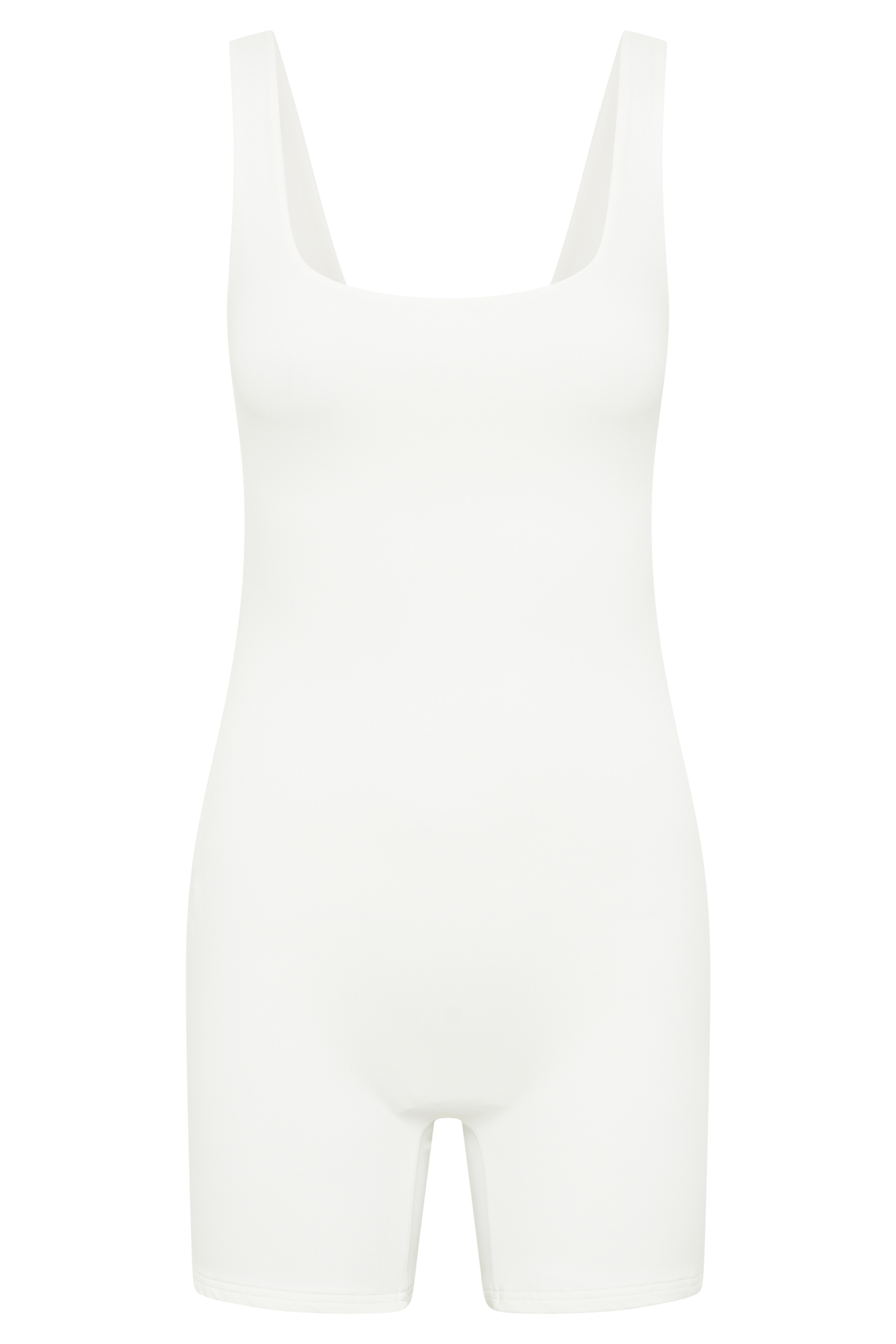 Cecily Recycled Nylon Playsuit - White