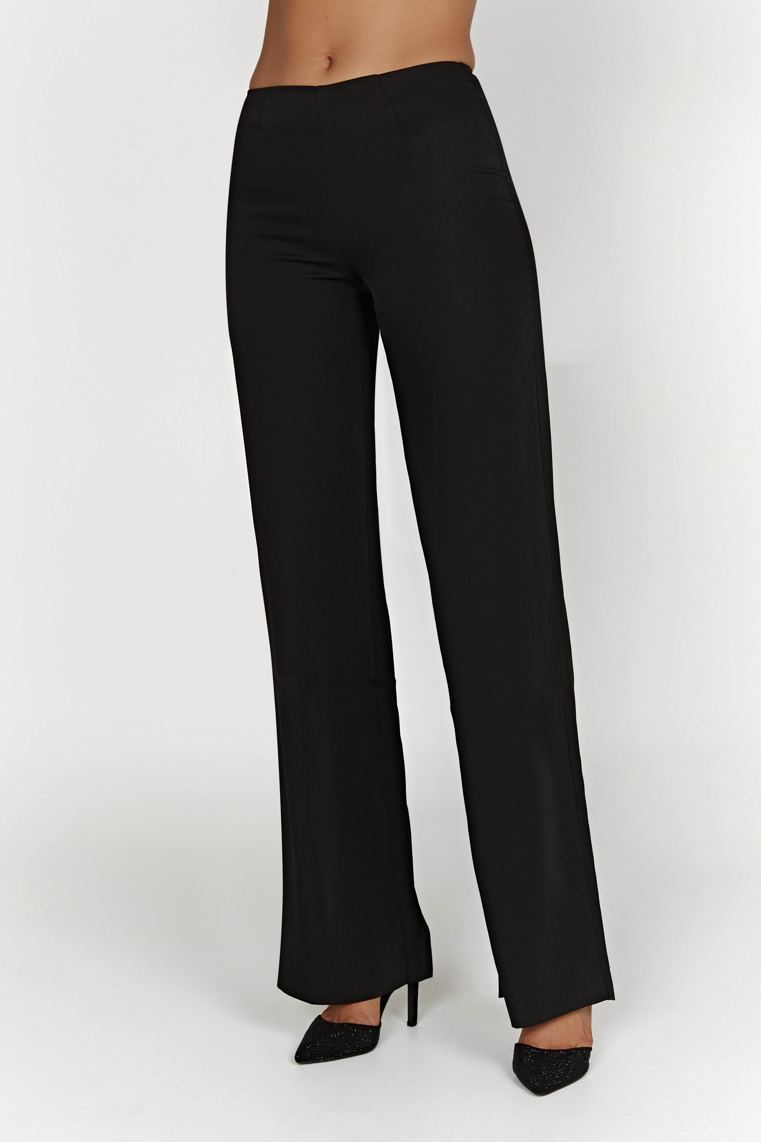 Laurie Low Rise Suiting Pant - Black