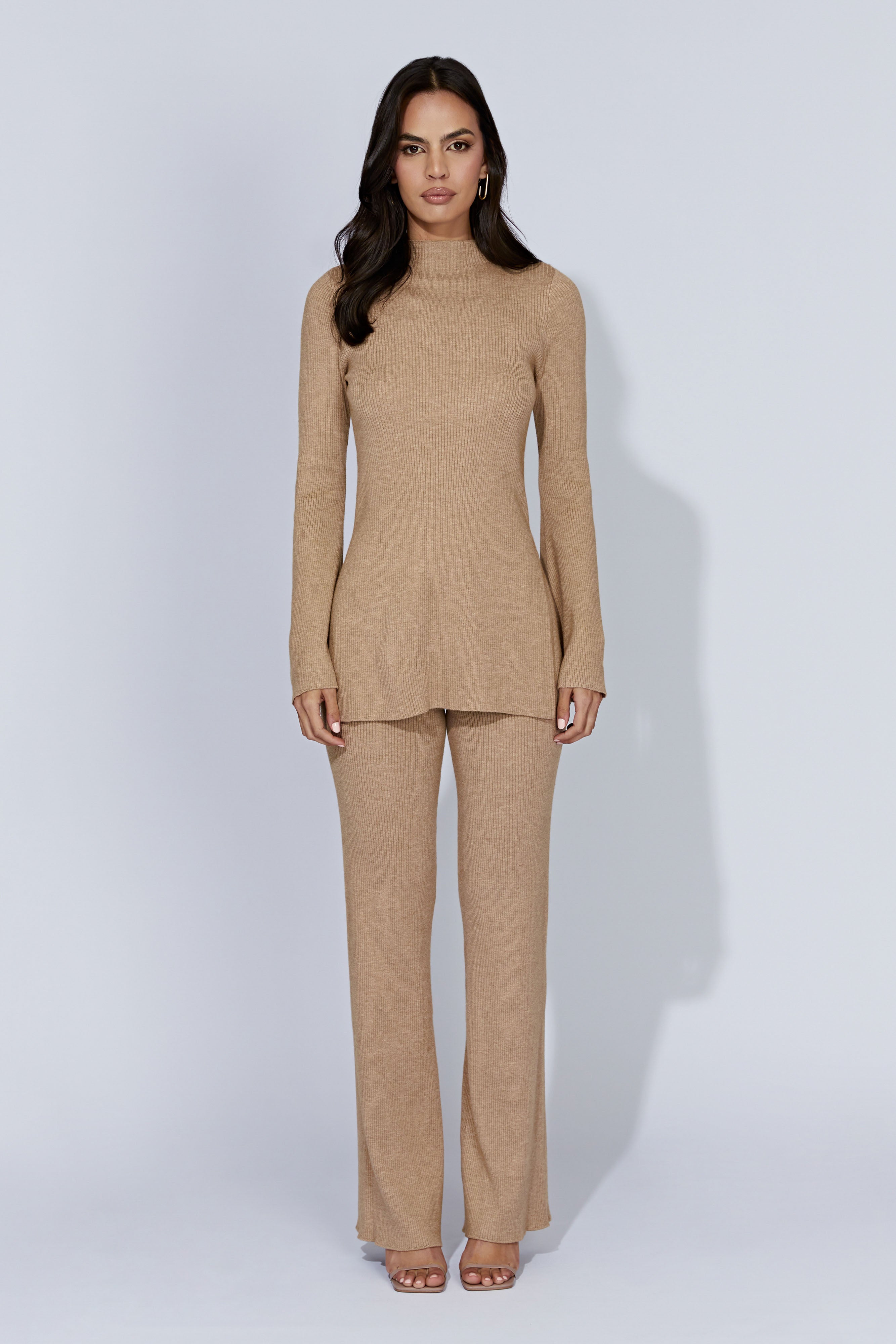 Jovie Oversized Knit Jumper - Taupe