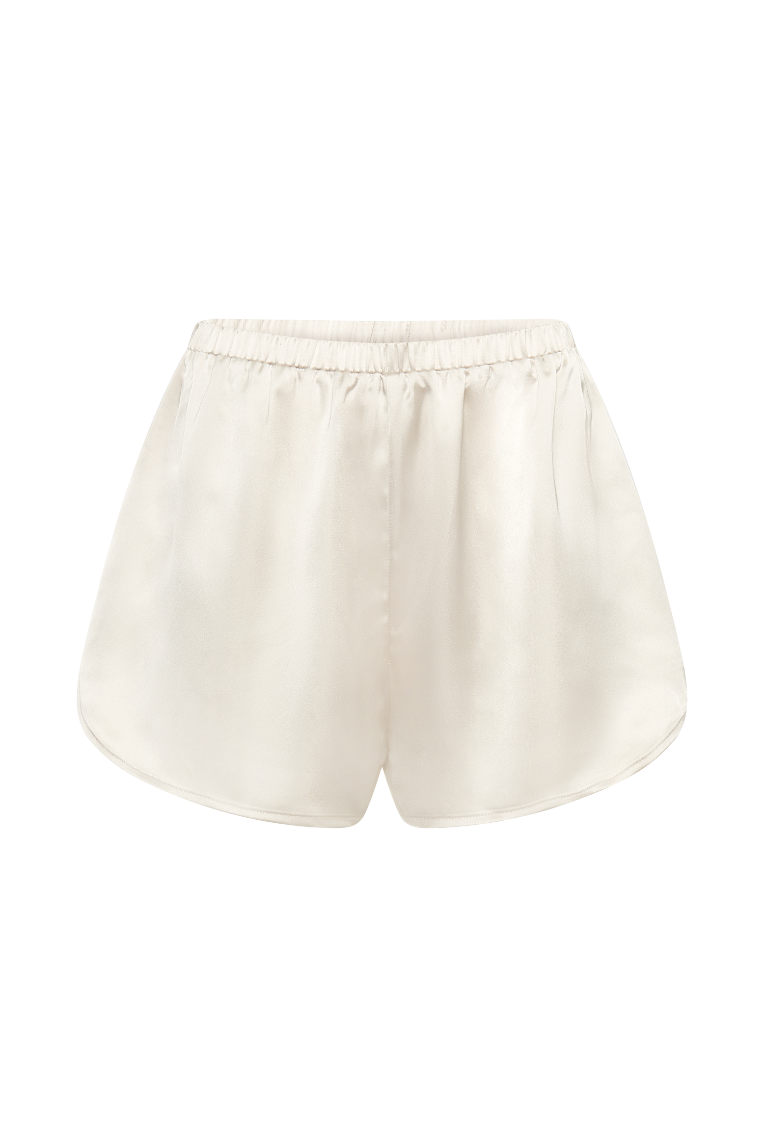 Meera Satin Shorts - Ivory