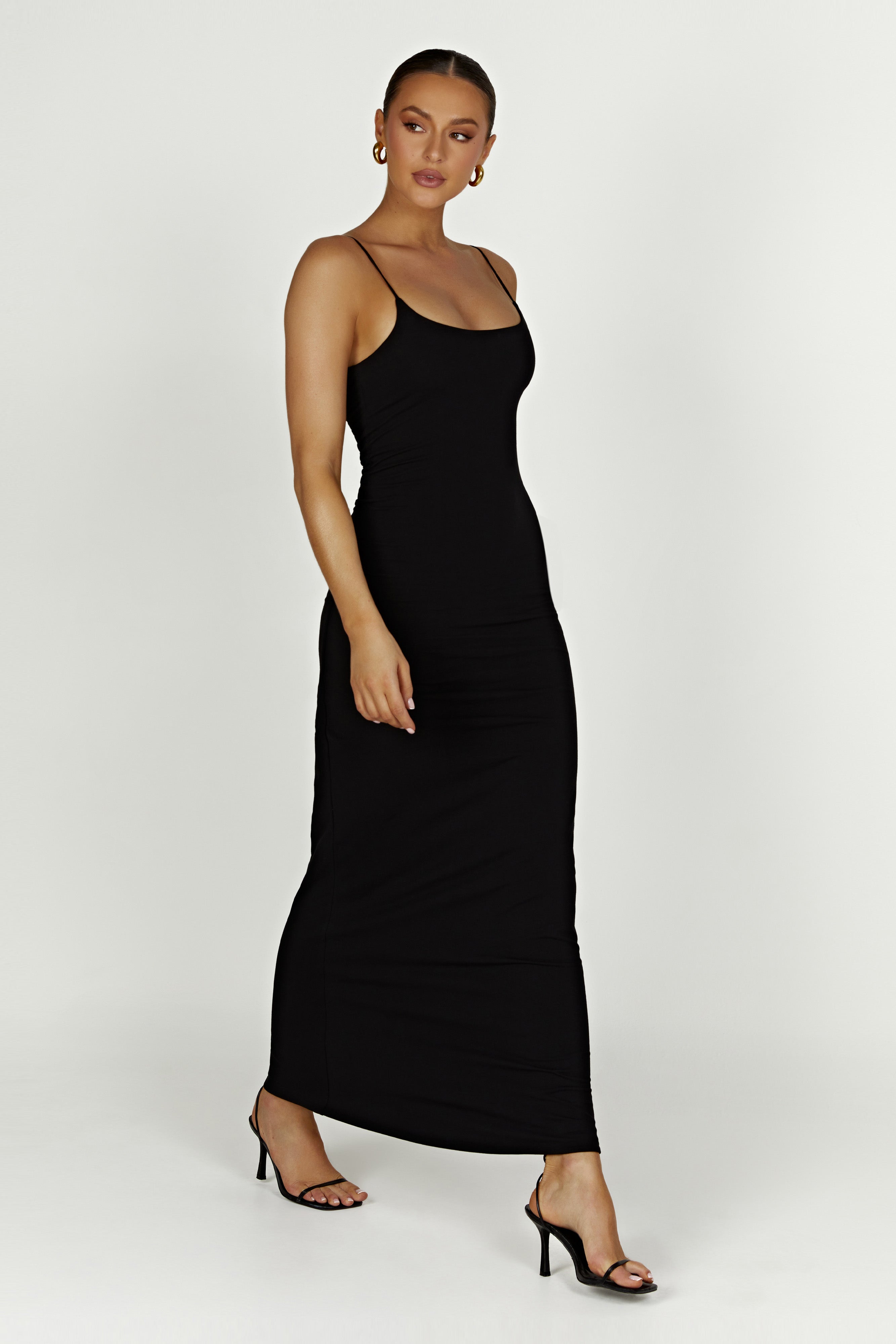 Aylani Cami Maxi Dress - Black
