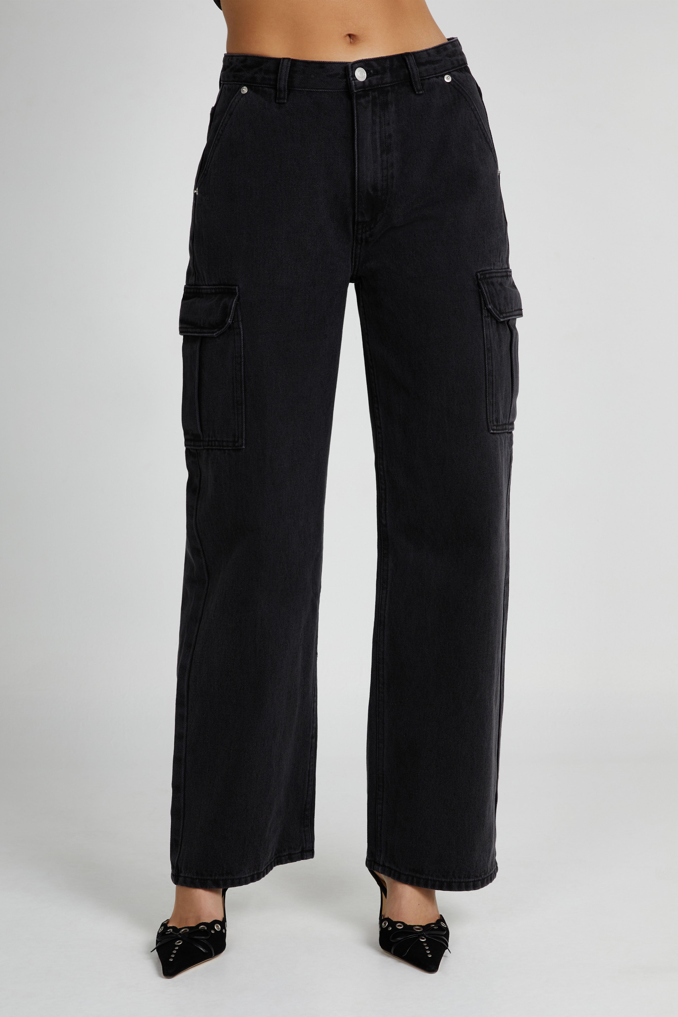 Jagger Relaxed Denim Jean - Washed Black