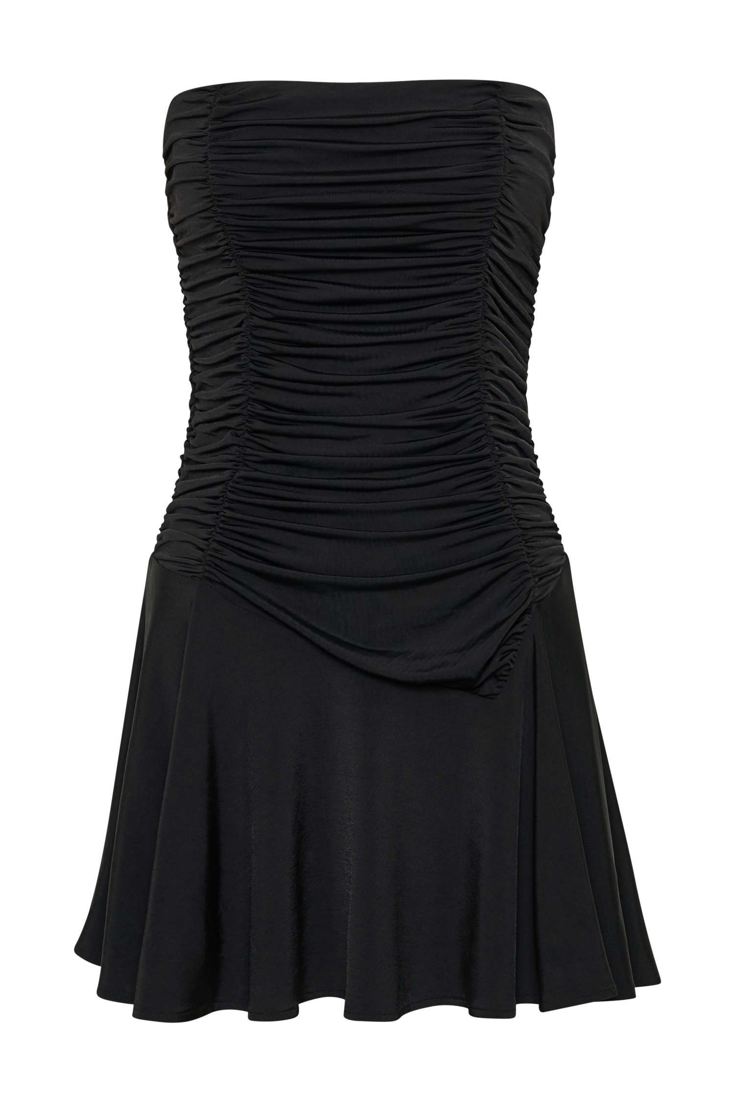 Pedra Strapless Mini Dress - Black