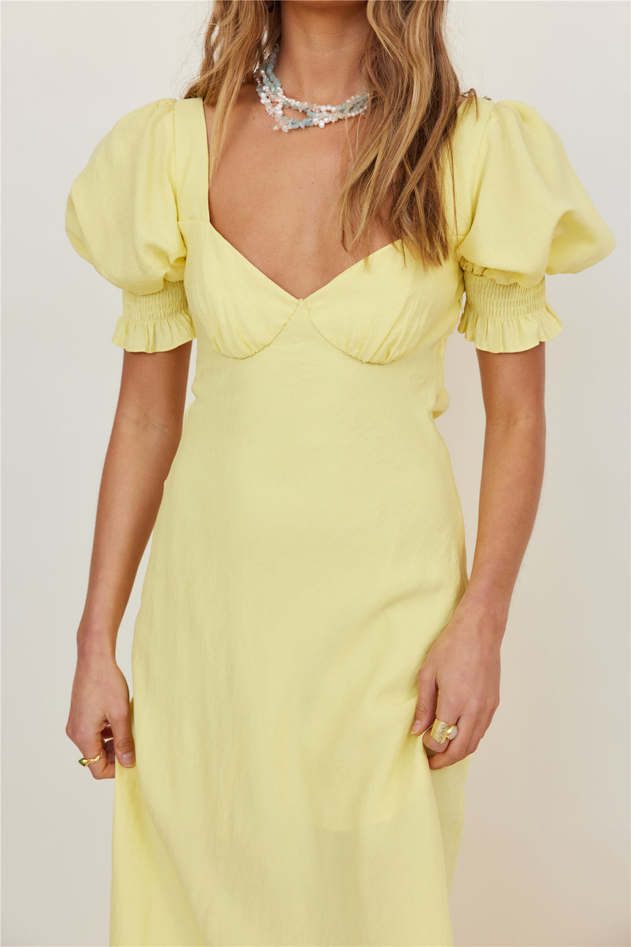 Calyx Maxi Dress Yellow