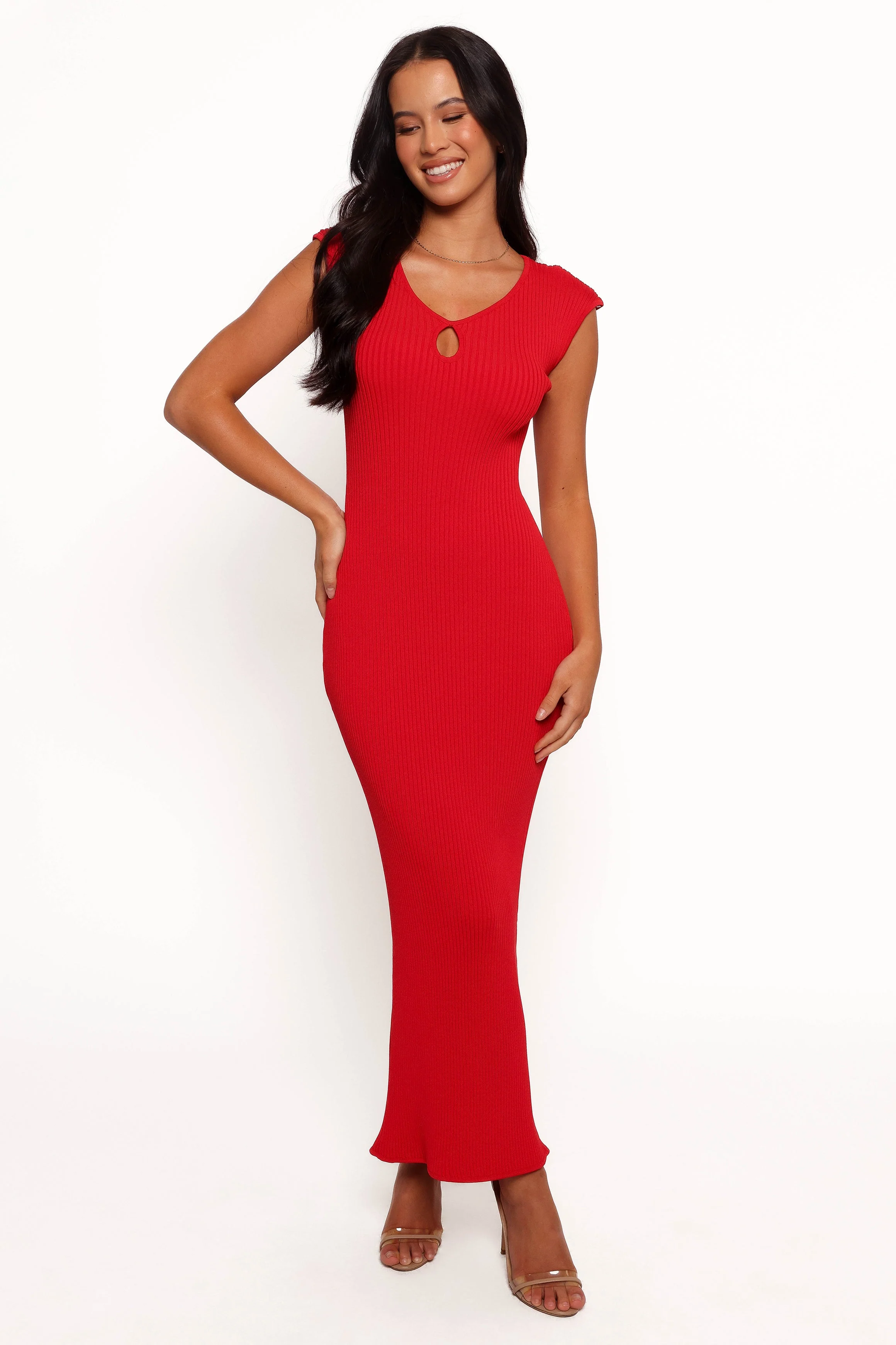 Robin Midi Dress - Red