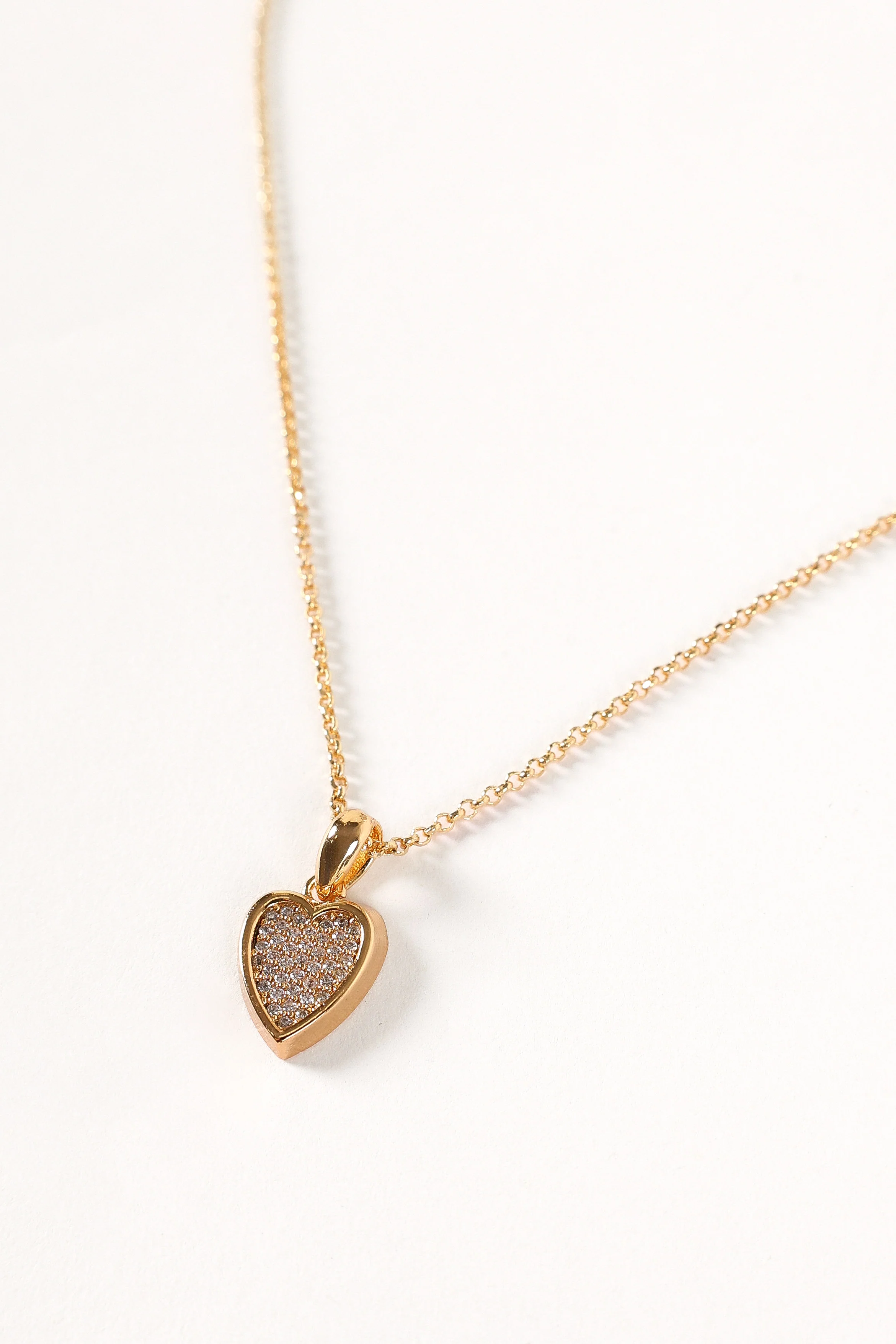 Sophie Heart Necklace - Gold