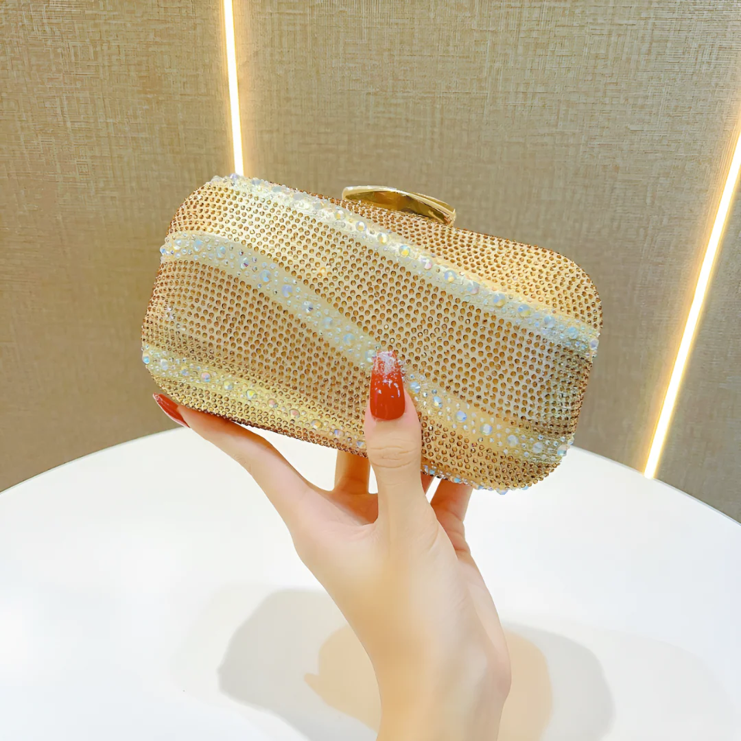 Emerald Glitz Clutch Bag