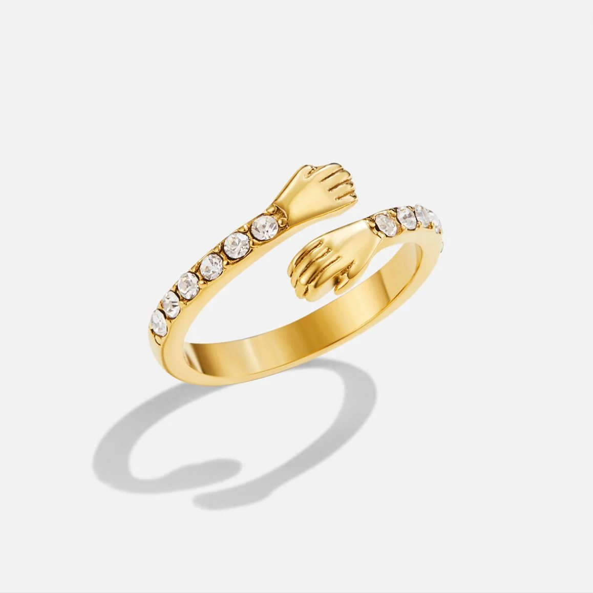 Hug Me Forever' 18K Gold Ring