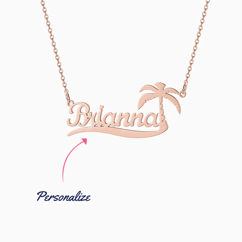 Tropical Name Necklace