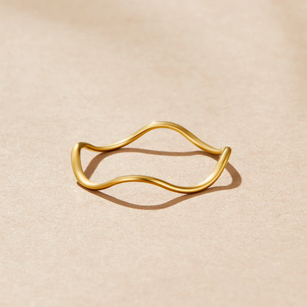 Tina Gold Stack Ring