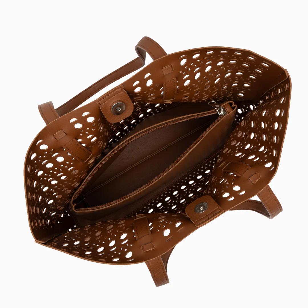 Ayla Openwork Tote Bag