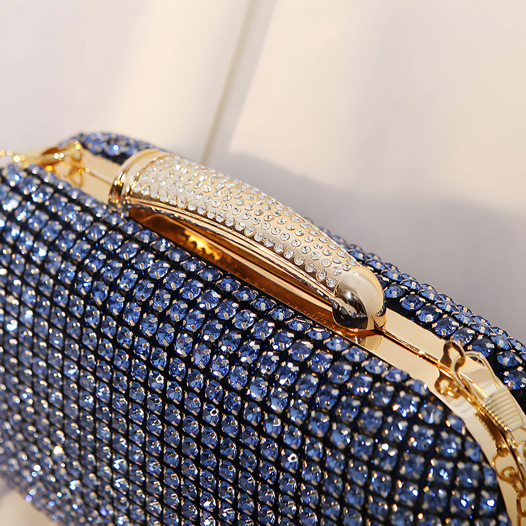 Sara Diamond Encrusted Clutch Bag