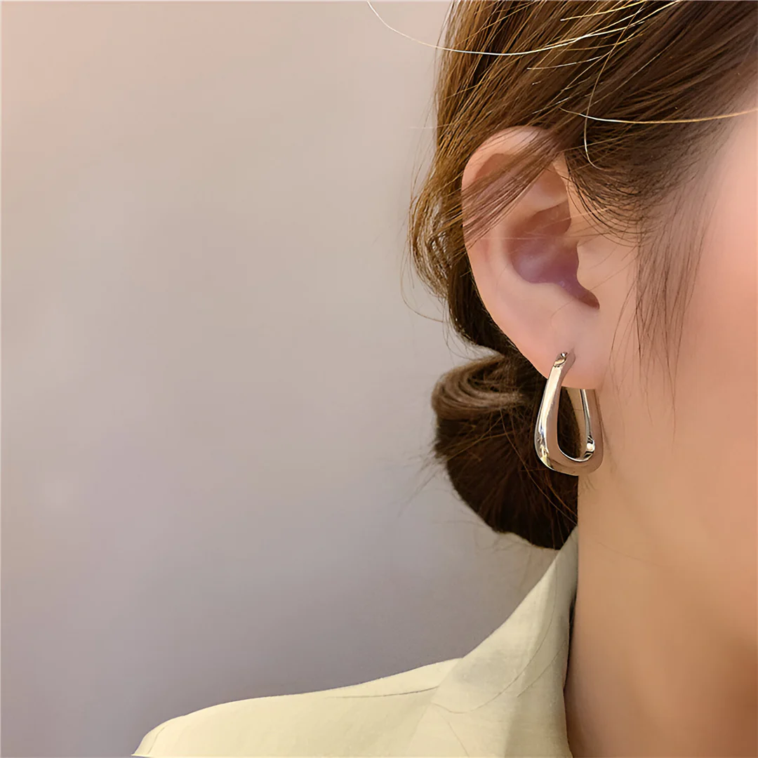 Sierra Wave Hoop Earrings