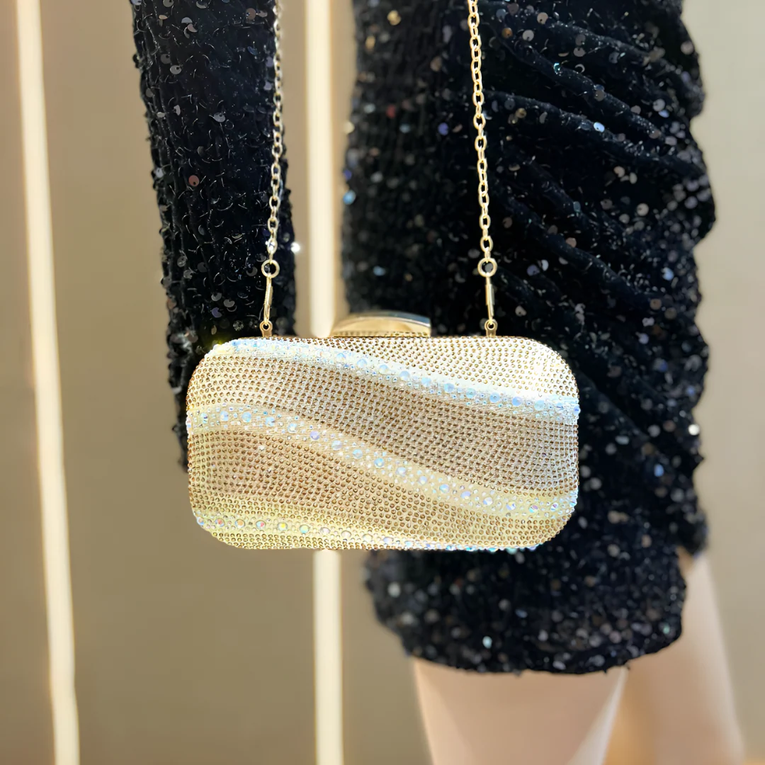 Emerald Glitz Clutch Bag