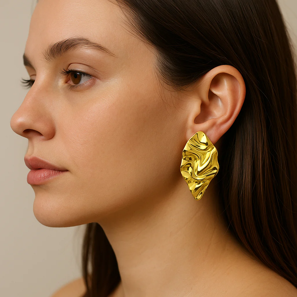Aria Sculpted Mirage Earrings