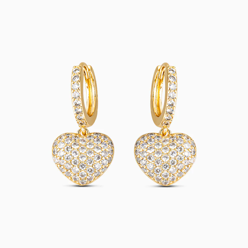 The Hills Heart Pendant Earrings