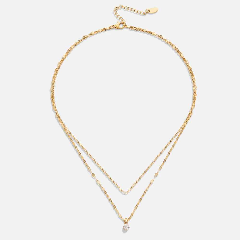 Piya Crystal Layered Necklace
