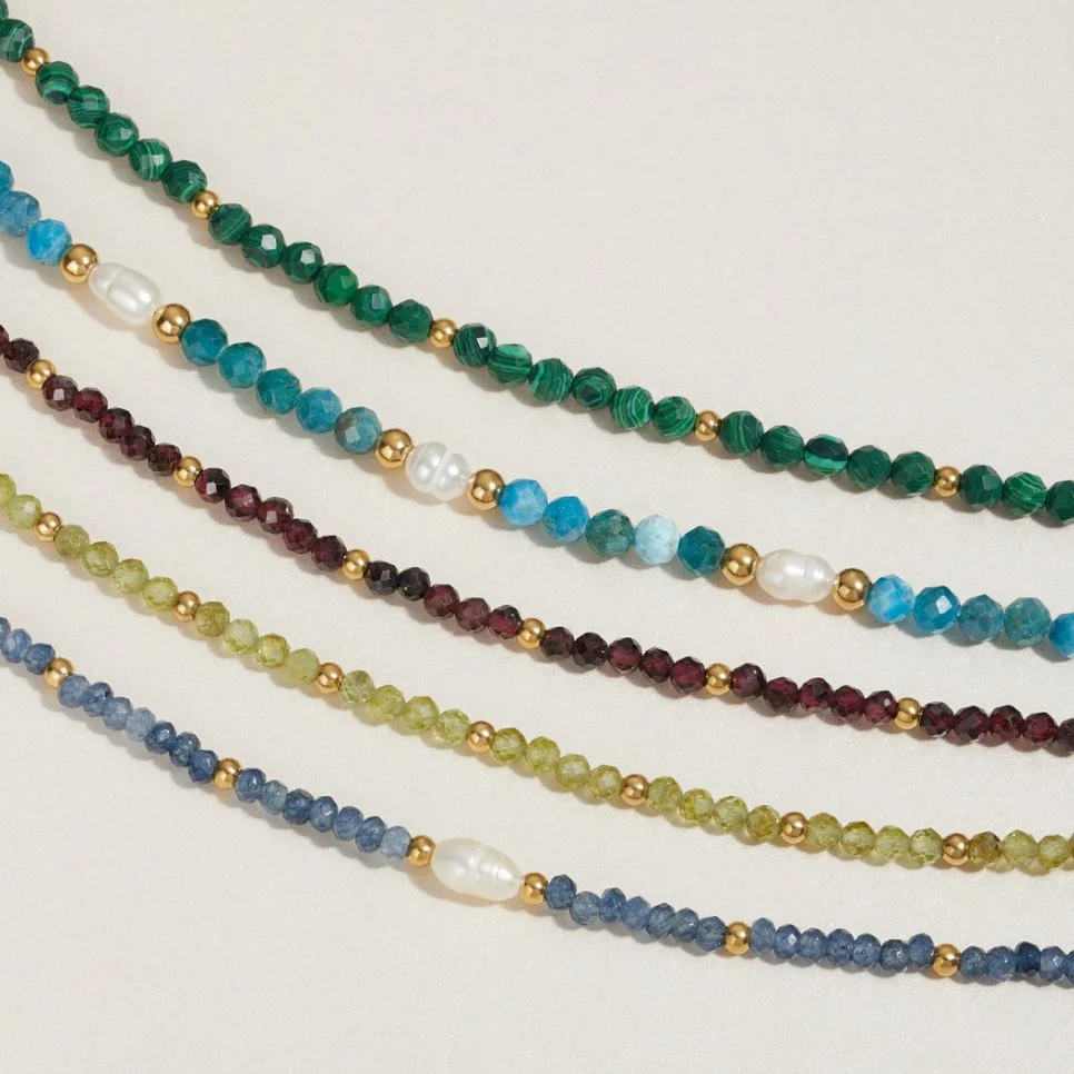 Free Emerald Green Beaded Bracelet