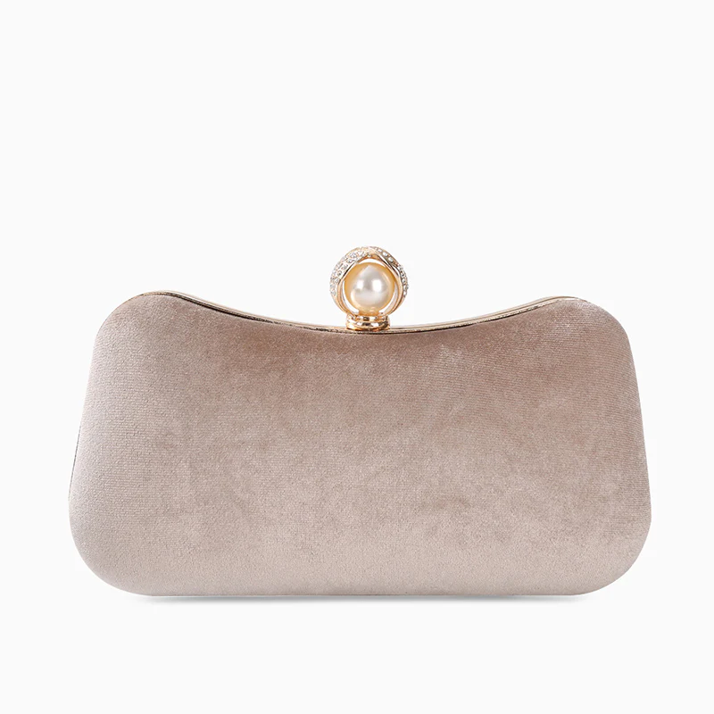 Megan Velvet Clutch Bag