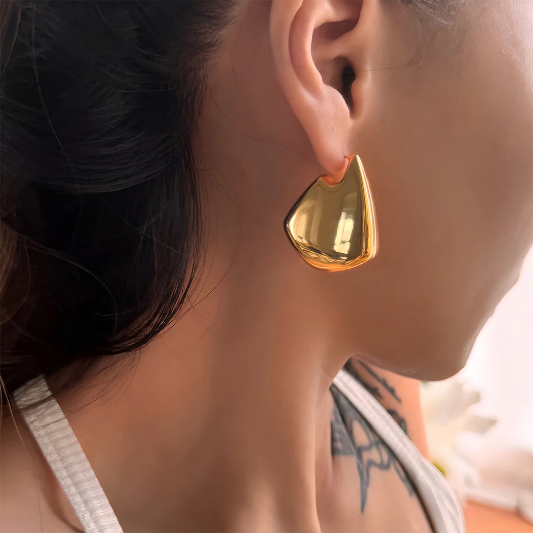 Selena Sculptural Drop Earrings