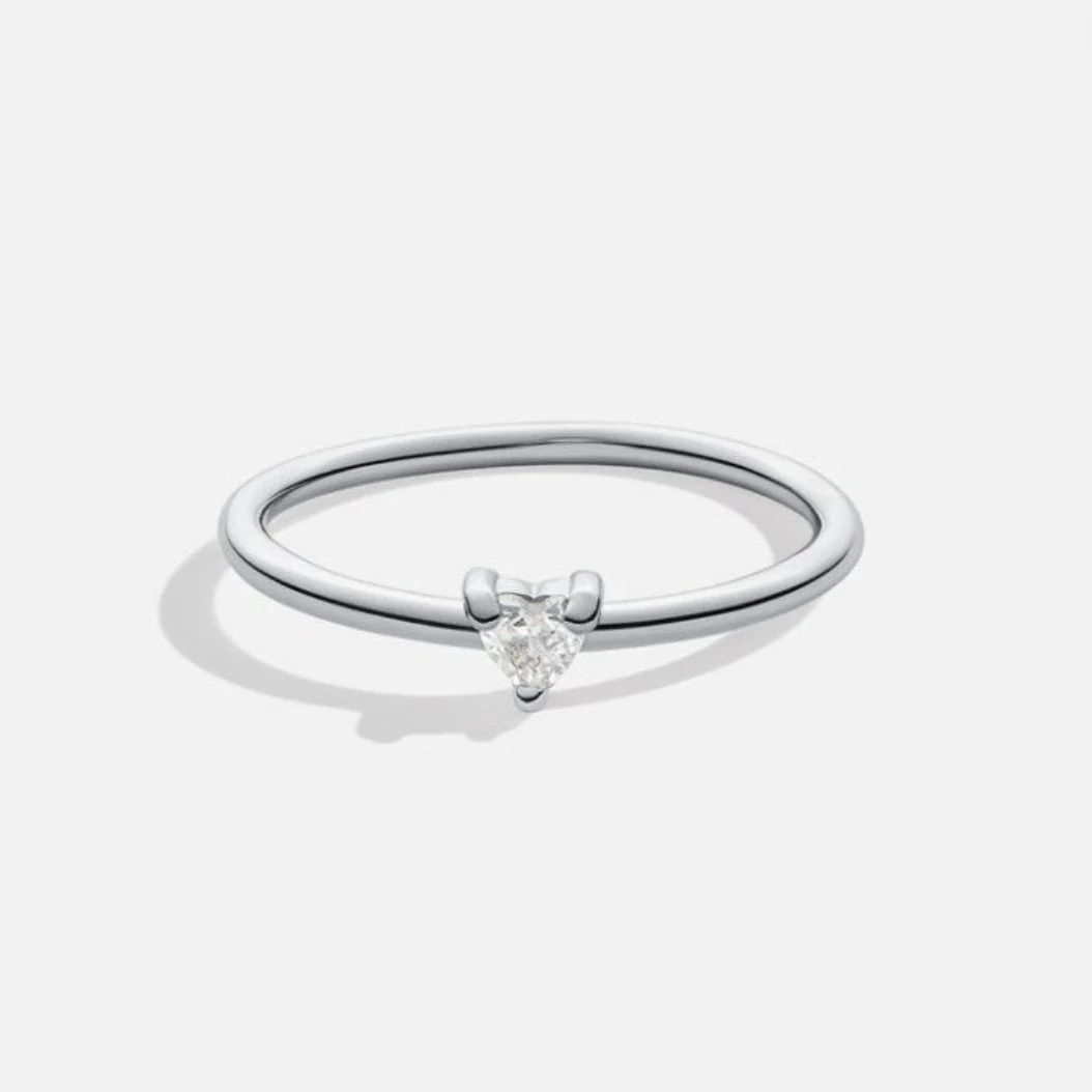 Small Love' Crystal Heart Ring