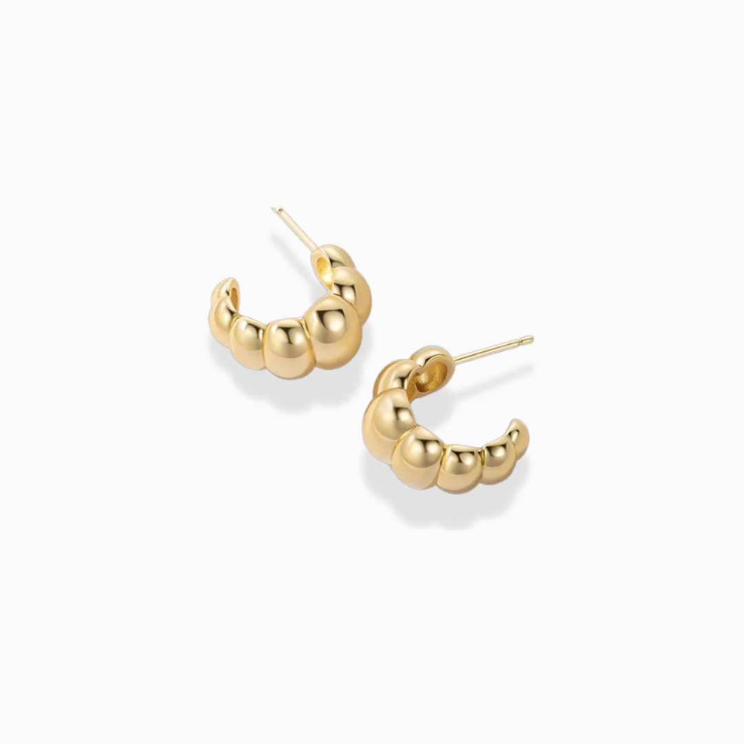 Marcelline Bubble Hoop Earrings