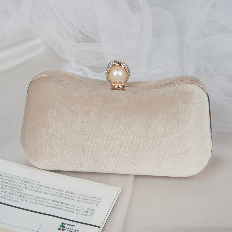 Megan Velvet Clutch Bag