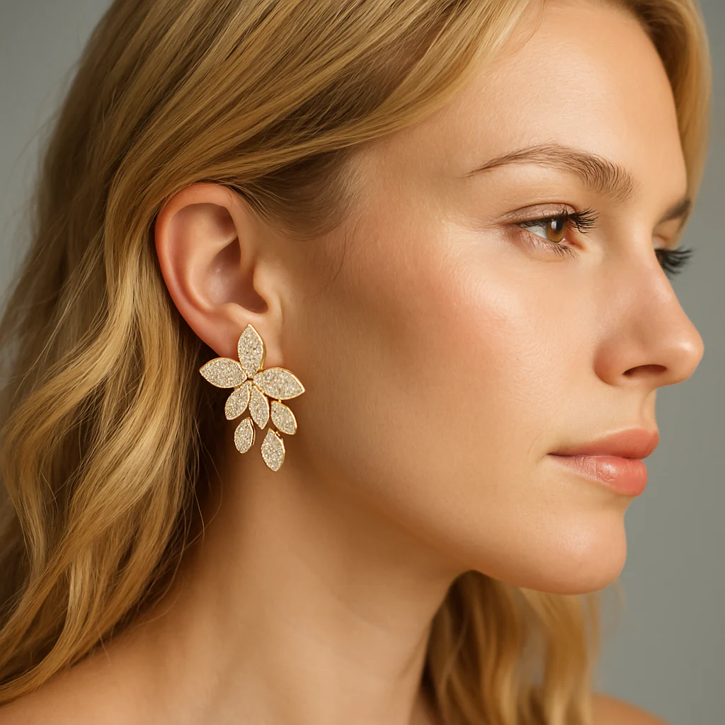 Petal Glint Studs