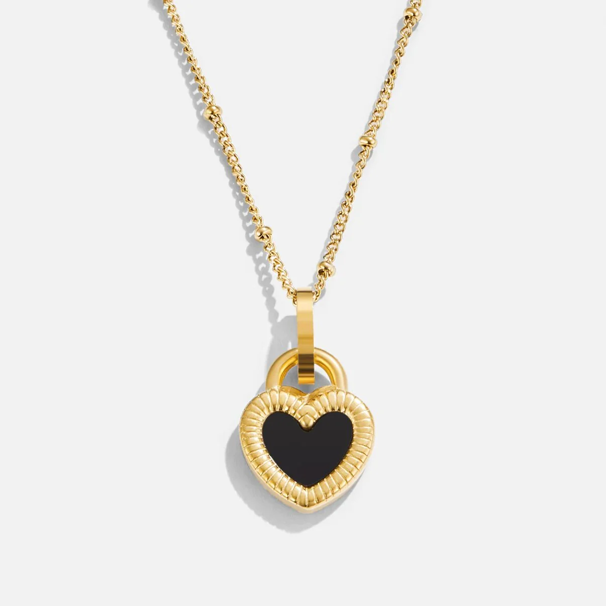 Falling For You' Reversible Heart Necklace