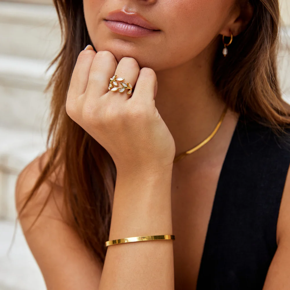 Gold Leaf Ring