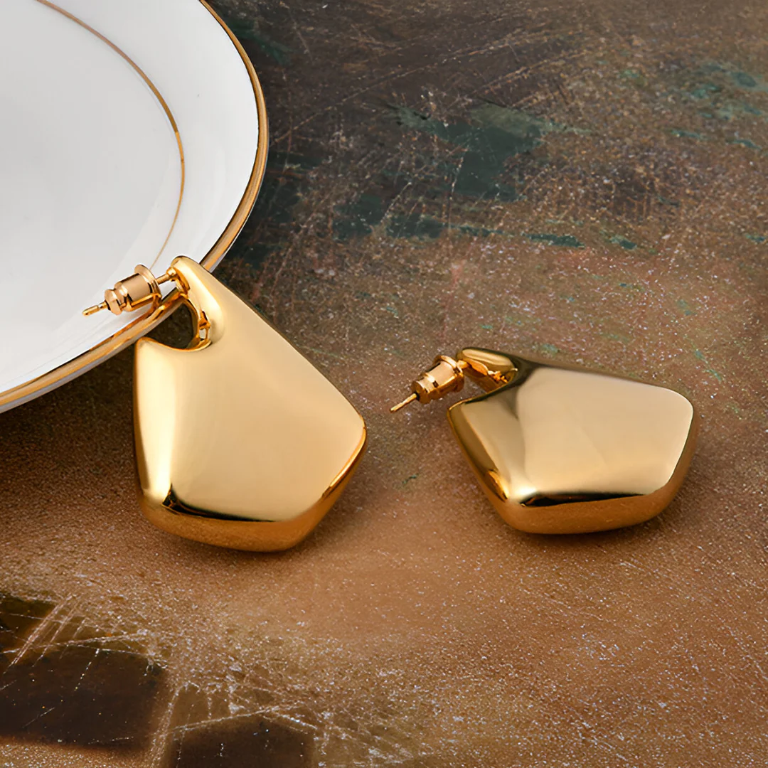 Selena Sculptural Drop Earrings