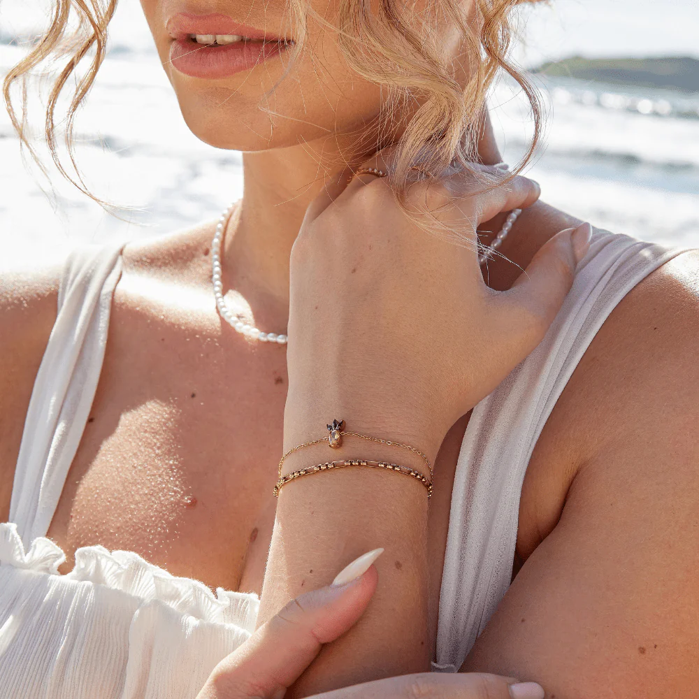 Crystal Pineapple Bracelet