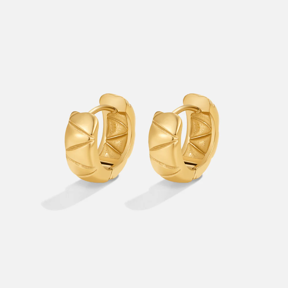 Allison Chunky Hoop Earrings