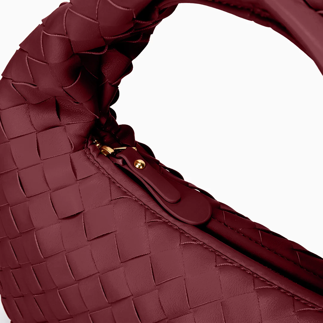 Olga Woven Shoulder Bag