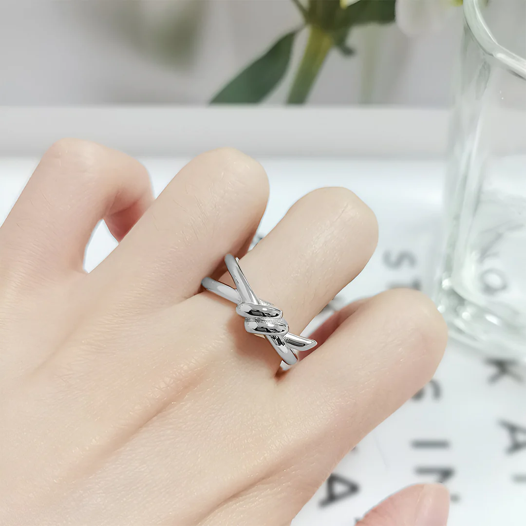 Evelyn Knot Statement Ring
