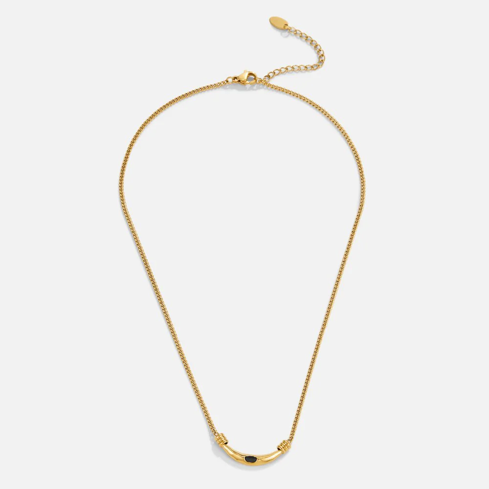 Elise Black Onyx Necklace