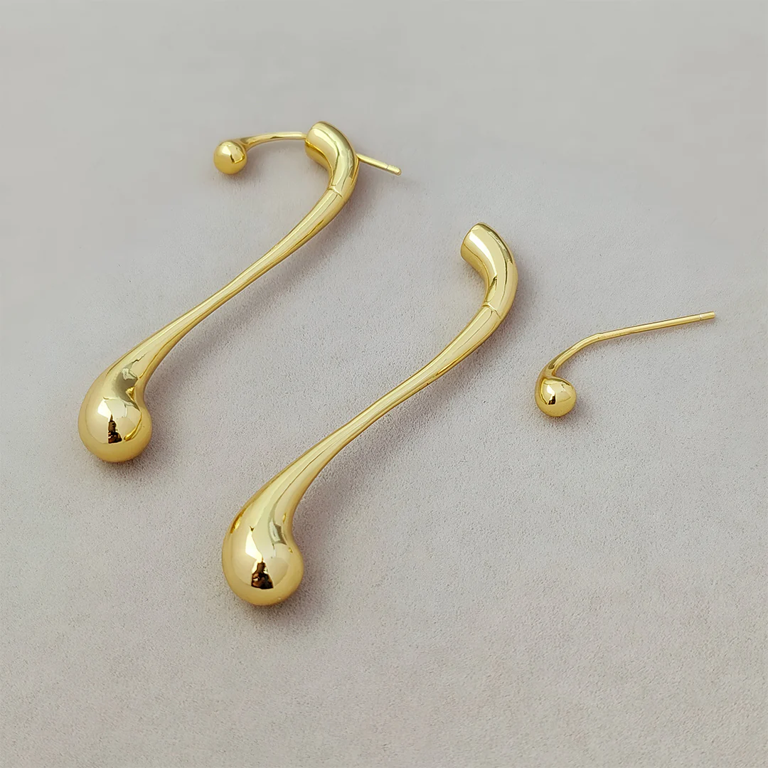 Camille Elongated Drop Earrings