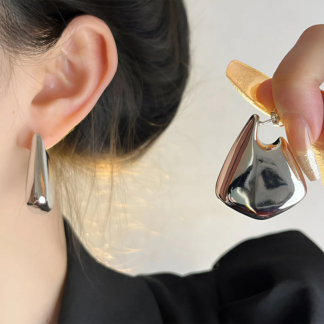 Selena Sculptural Drop Earrings