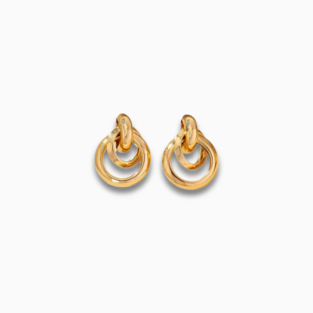Rhea Loop Echo Earrings