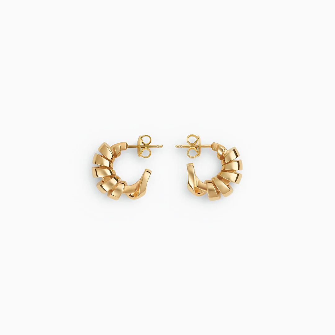 Natalie Spiral Hoop Earrings