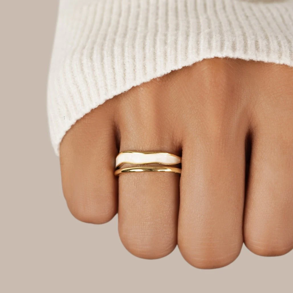 Layered Sahara Gold Ring