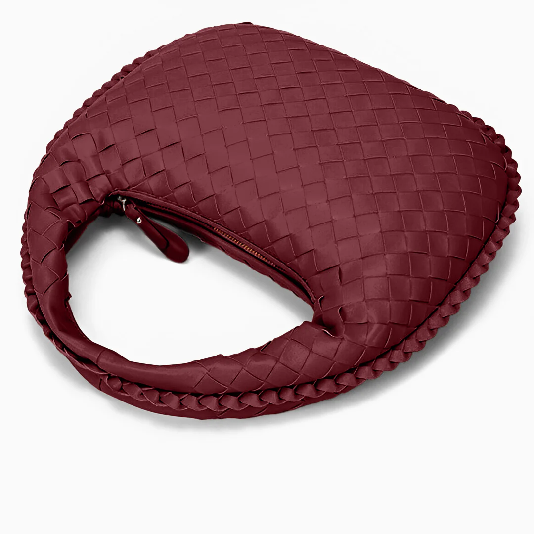 Olga Woven Shoulder Bag