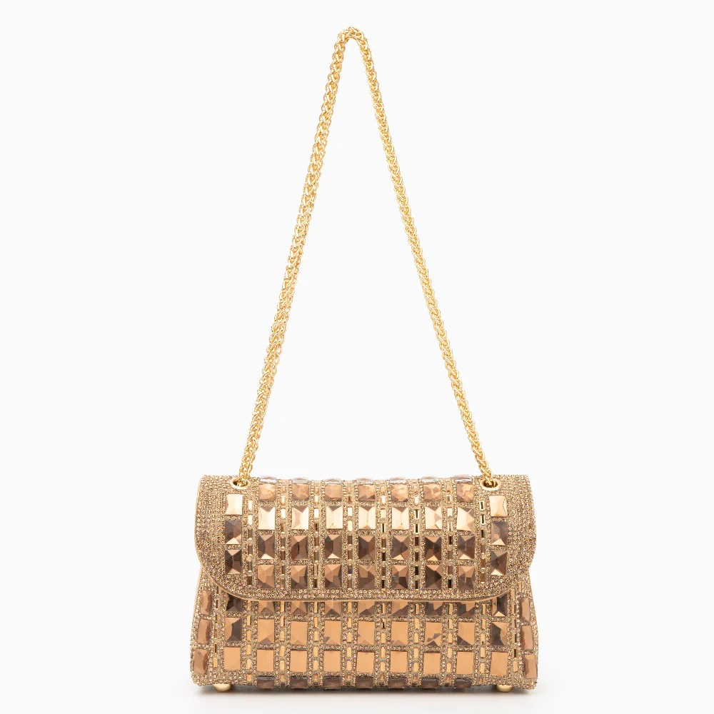 Ayesha Gemstones Clutch Bag