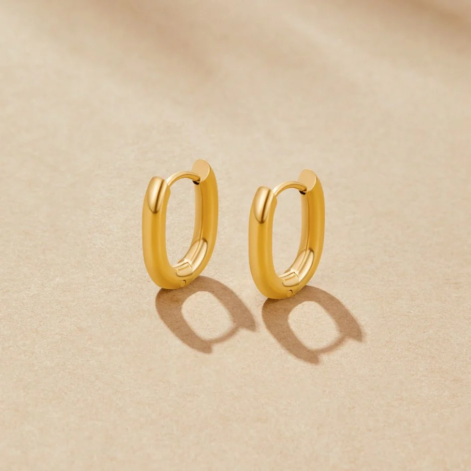 Madison Gold Hoop Earrings