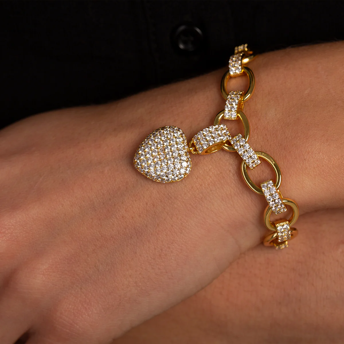 The Hills Heart Pendant Bracelet